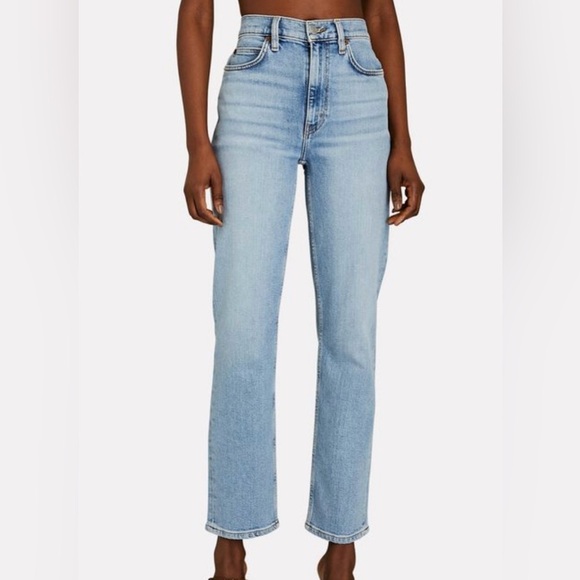 RE/DONE Jeans Women’s Size 24 70s Straight-Leg Jeans in Mid 90s Wash - Picture 2 of 14